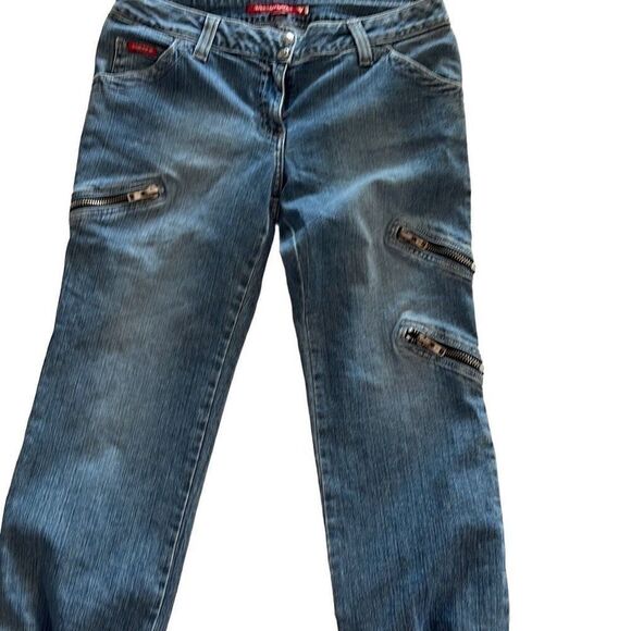 Guess Jean Joggers Size 31/8 Made in USA New - Picture 3 of 10